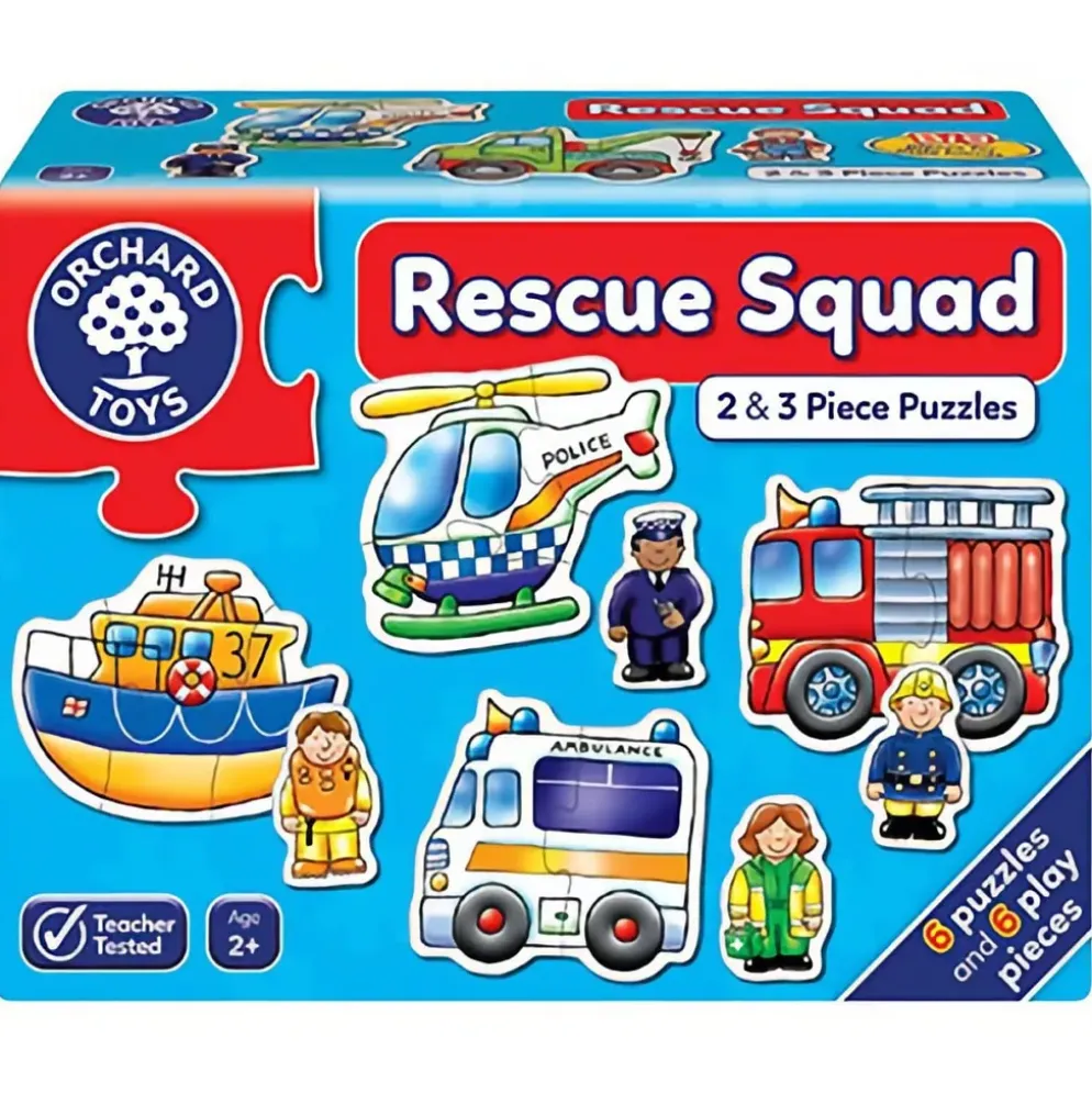 Rescue Squad - pussel för de minsta - Orchard Toys