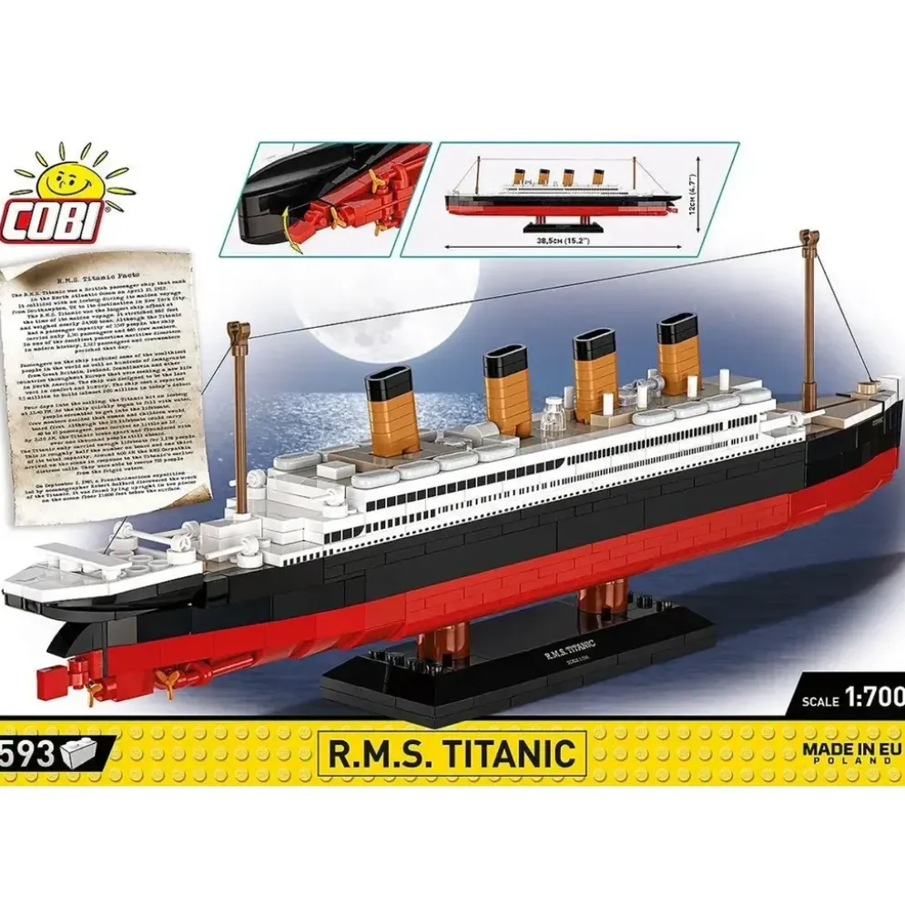 R.M.S. Titanic - Byggklossar - 1680 - COBI - 1:700
