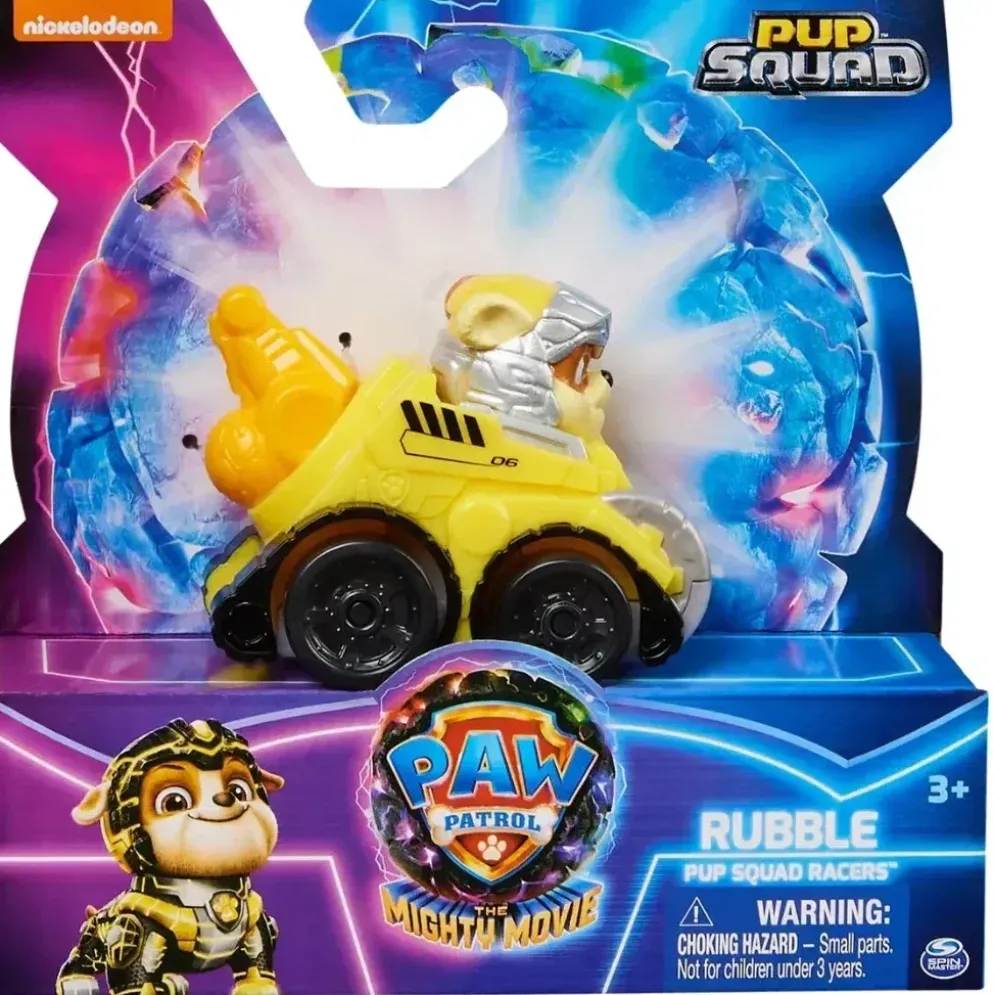 Rubble - Pup Squad Racers - PAW Patrol - 6 cm