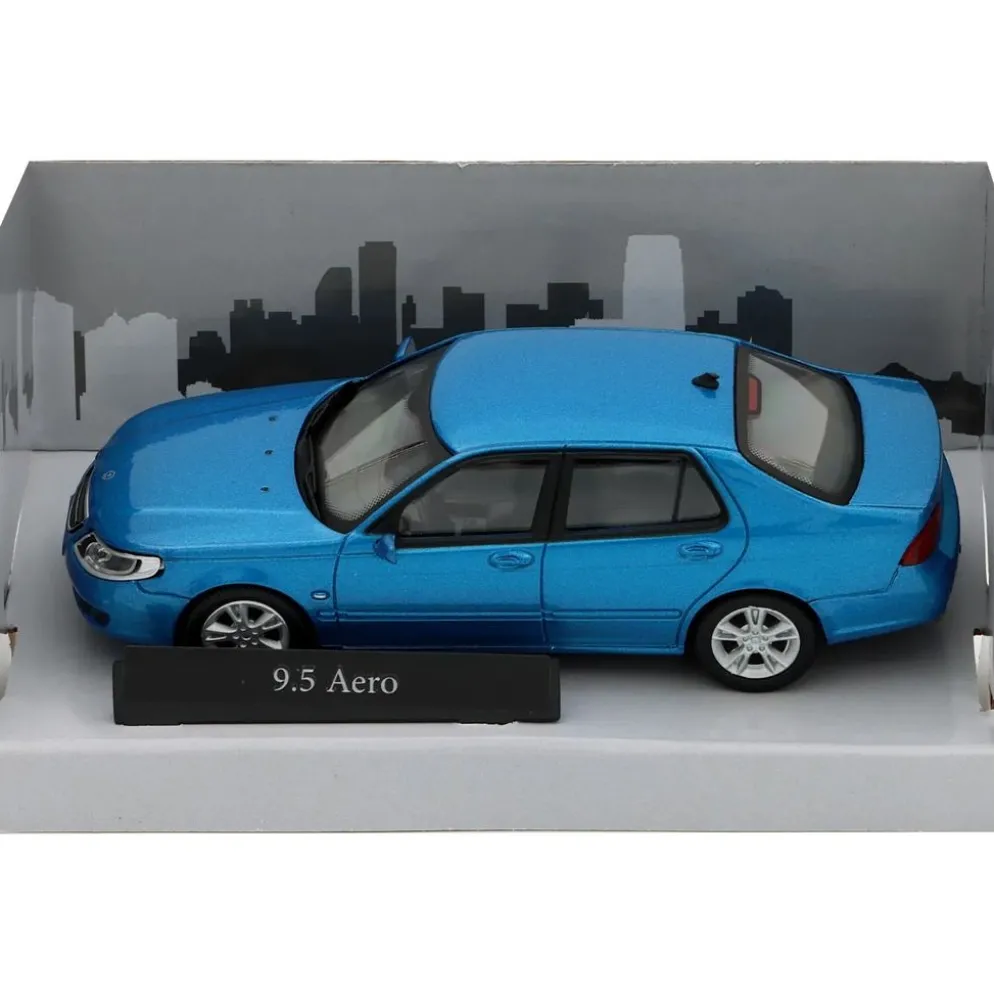 Saab 9-5 Aero - Blå - Cararama - 1:43