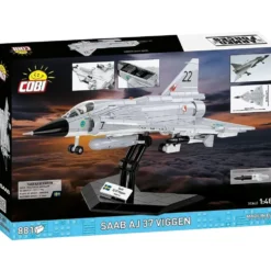 Saab AJ 37 Viggen - Klossbyggmodell - 5915 - COBI - 1:48