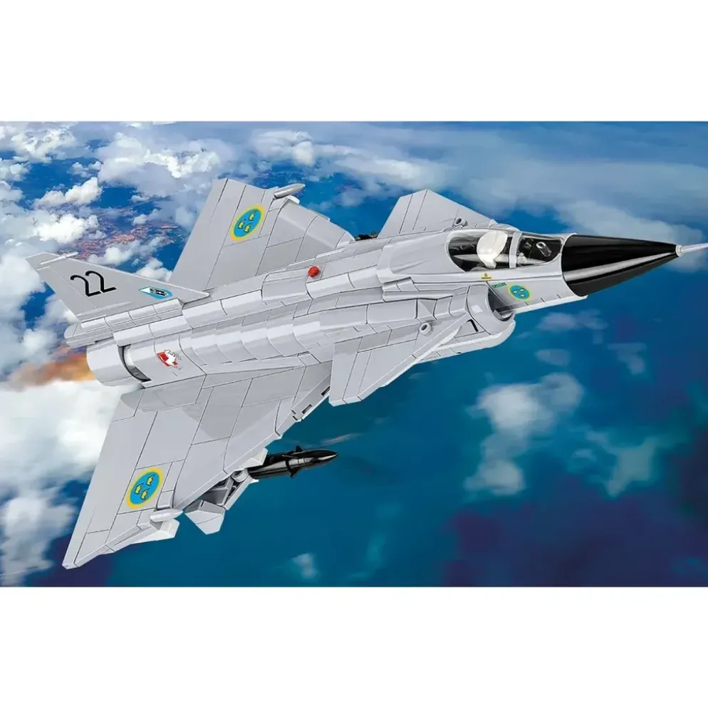 Saab AJ 37 Viggen - Klossbyggmodell - 5915 - COBI - 1:48