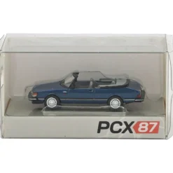 Saab 900 Convertible - Blå - 1986 - PCX87 - 1:87
