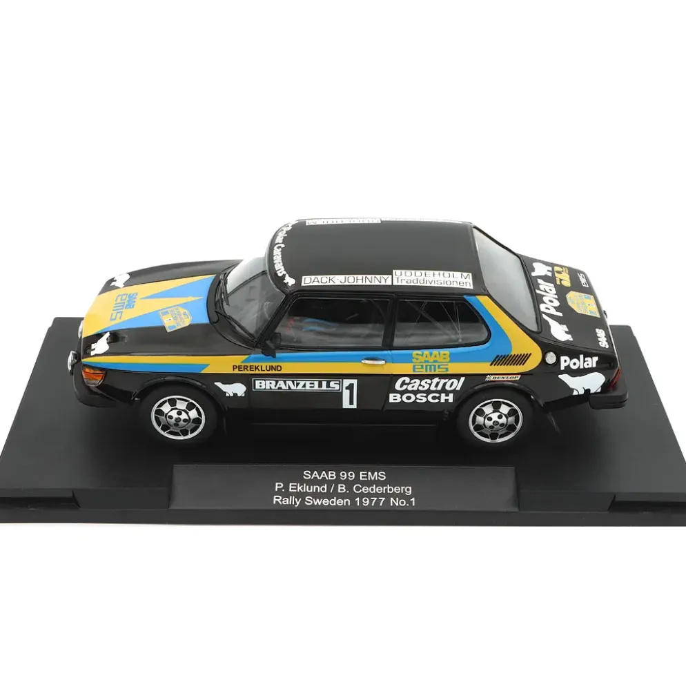 Saab 99 EMS - Eklund / Cederberg - Rally Sweden 1977 - MCG - 1:18