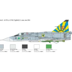 Saab JA 37 / AJ 37 Viggen - Byggsats - 2785 - Italeri - 1:48