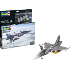 Saab JAS-39C Gripen - Set med färg, lim och pensel - 03776 - Revell - 1:72