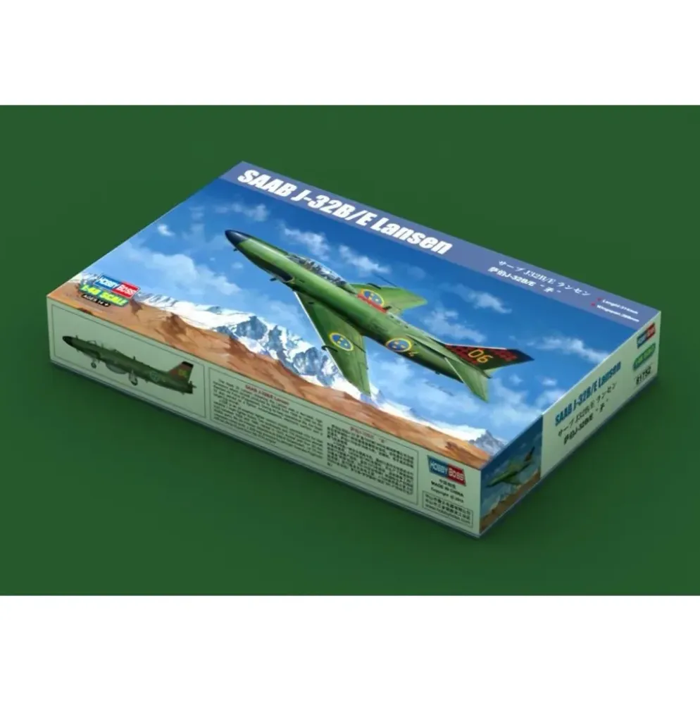 Saab J-32/E Lansen - Byggmodell - 81752 - Hobby Boss - 1:48