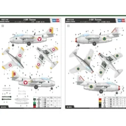 Saab J-29F Tunnan - Byggmodell - 81745 - Hobby Boss - 1:48