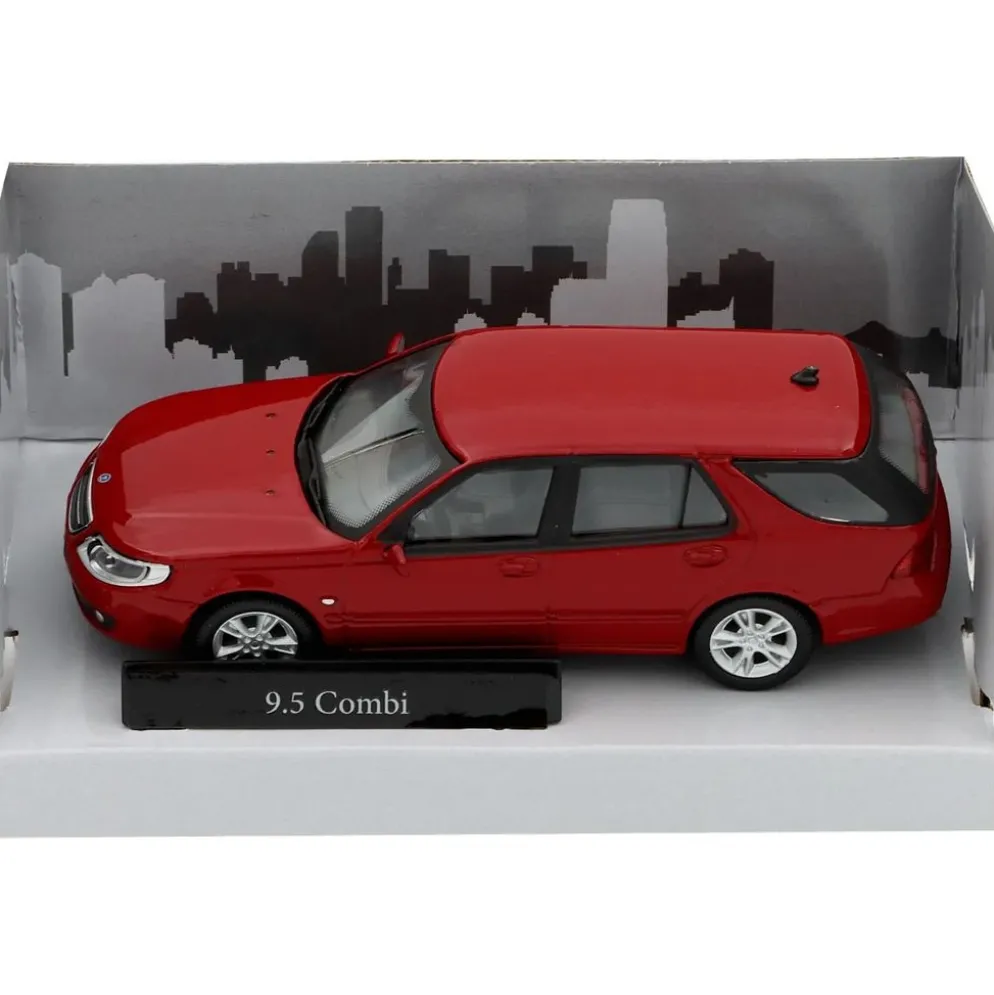 Saab 9-5 Kombi - Röd - Cararama - 1:43