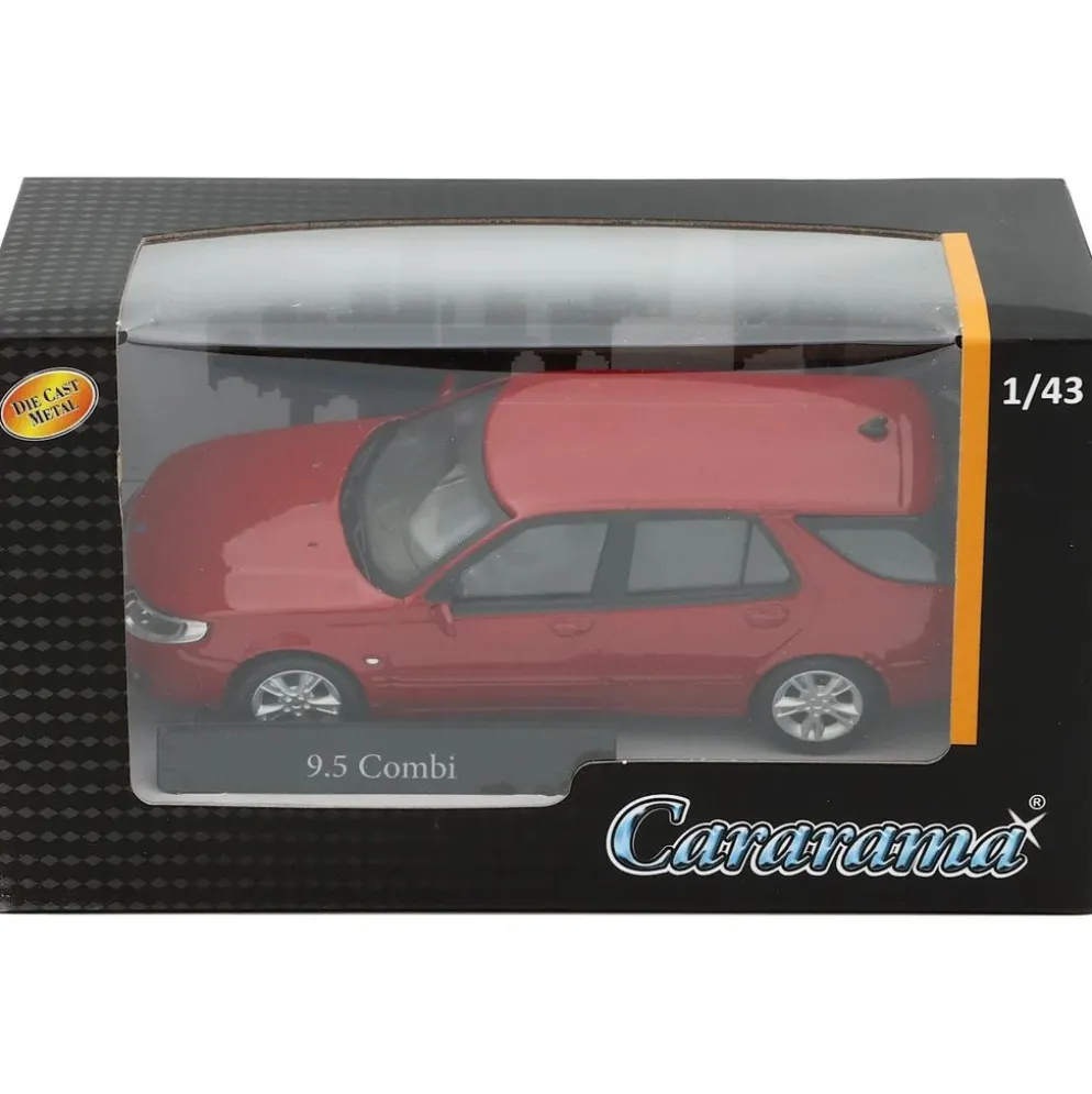 Saab 9-5 Kombi - Röd - Cararama - 1:43