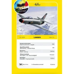 Saab 32 Lansen - Färg ingår - 56343 - Heller - 1:72