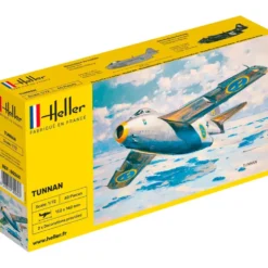 Saab 29 Tunnan - Plastbyggmodell - 80260 - Heller - 1:72