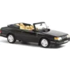 Saab 900 Turbo 16 Cabriolet - 1992 - Svart - Norev - 1:43