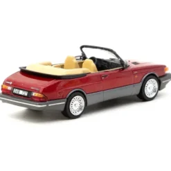 Saab 900 Turbo Convertible - Röd - GLOBAL64 - Tarmac Works