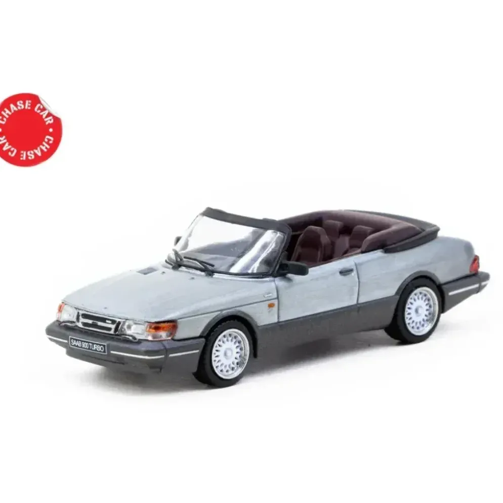 Saab 900 Turbo Convertible - Vit - GLOBAL64 - Tarmac Works