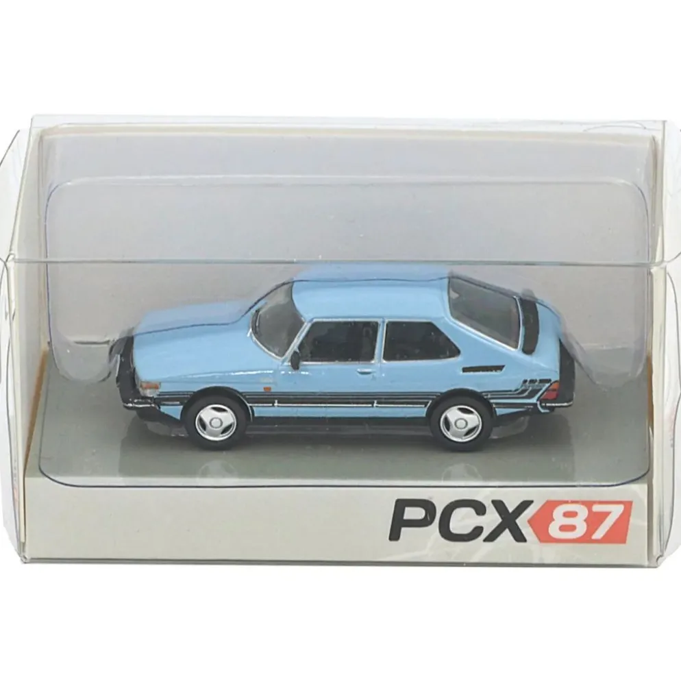Saab 900 Turbo - Ljusblå - 1986 - PCX87 - 1:87