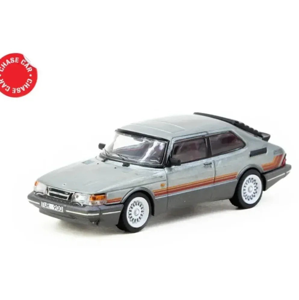 Saab 900 Turbo - Vit - GLOBAL64 - Tarmac Works