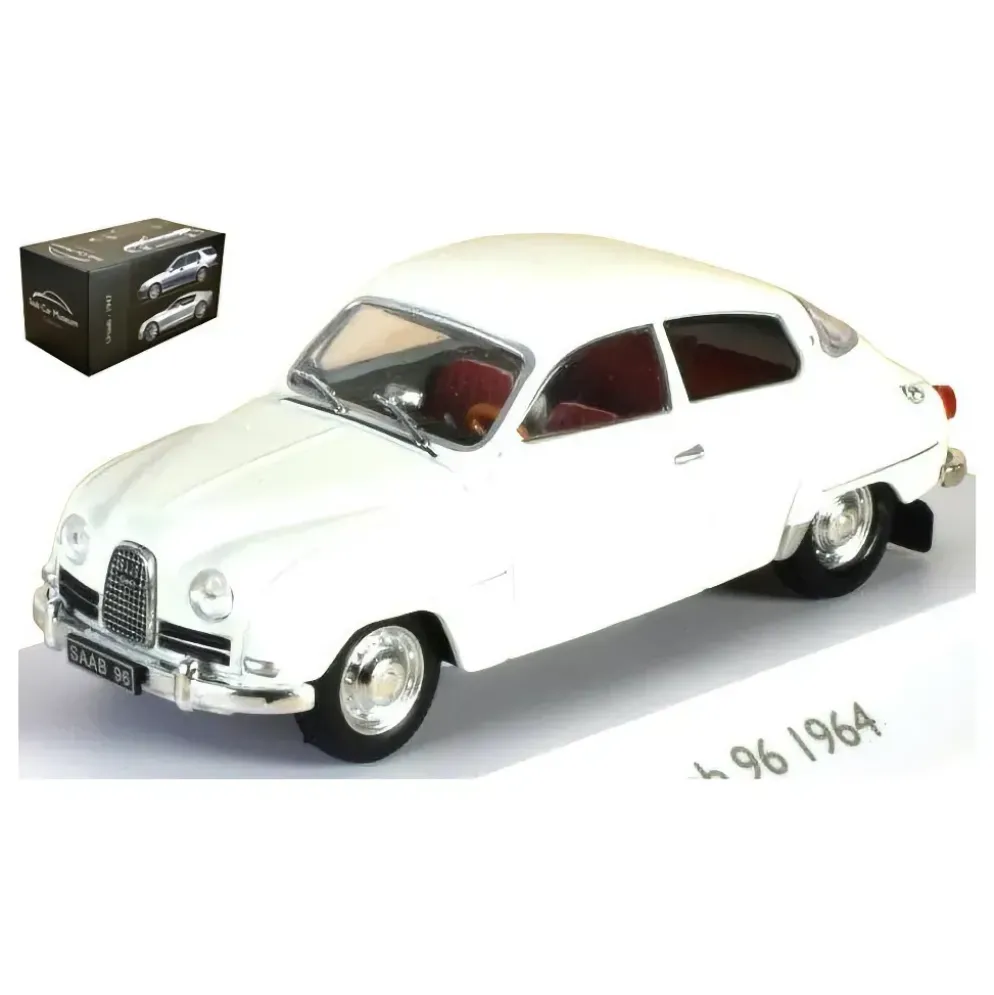 Saab 96 1964 - Vit - Saab Car Museum - Atlas Edition - 1:43