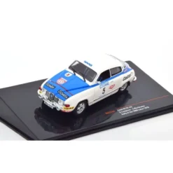 Saab 96 V4 #5 Lampinen / Markkanen 1976 - Ixo Models - 1:43