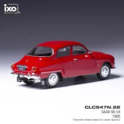 Saab 96 V4 - 1968 - Röd - Ixo Models - 1:43