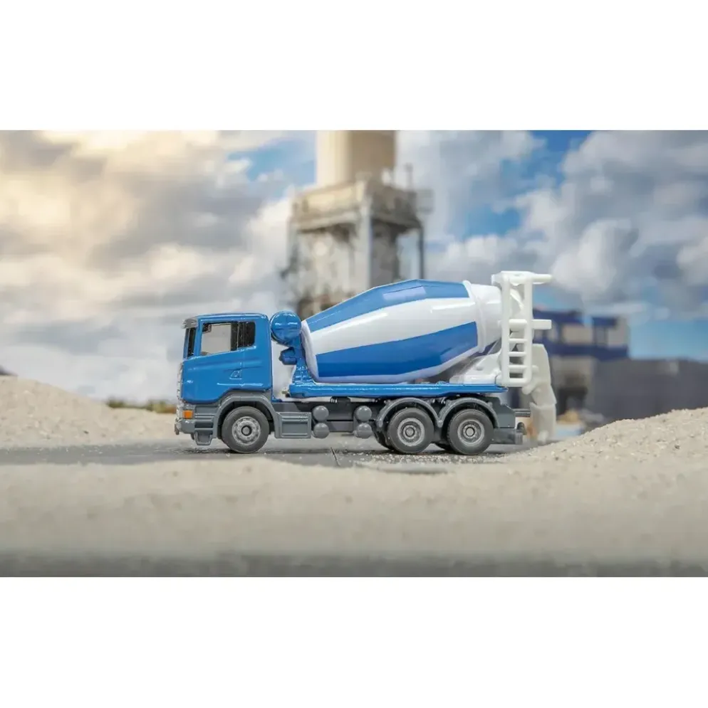 Scania Betongbil - Blå - 1896 - Siku - 1:87