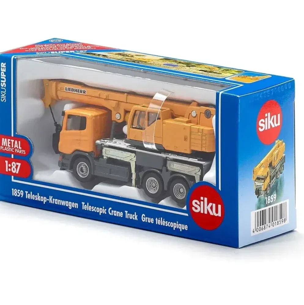 Scania kranbil med LIEBHERR-kran - 1859 - Siku - 1:87