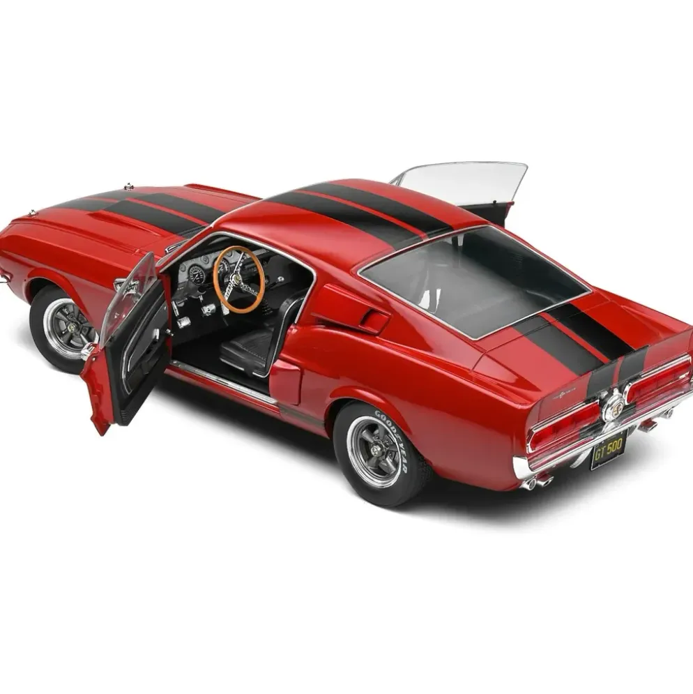 Shelby GT500 - Röd / Svart - 1967 - Solido - 1:18