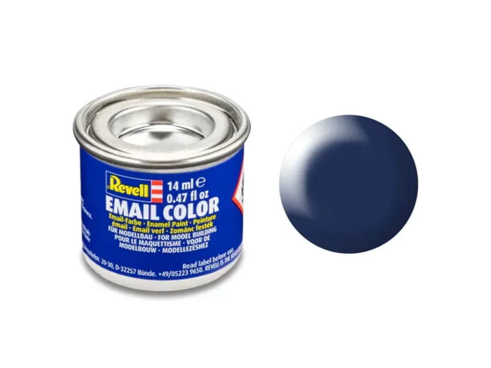 Silk "Lufthansa Blue" - 350 - RAL 5013 - Emaljfärg - Revell
