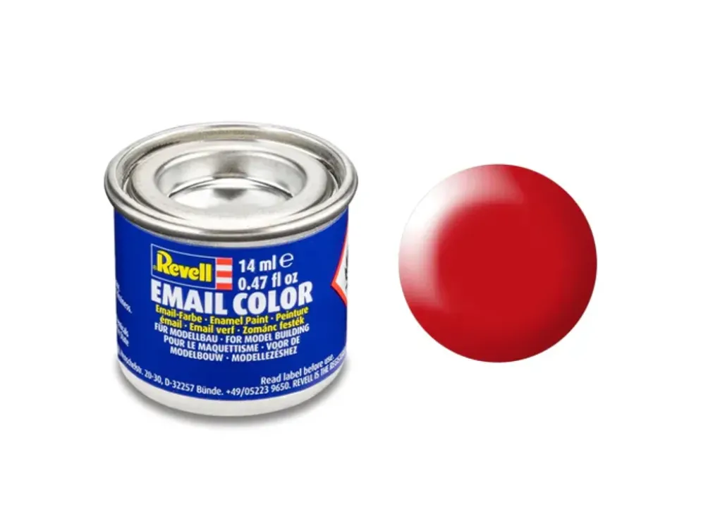 Silk "Luminous Red" - 332 - RAL 3026 - Emaljfärg - Revell