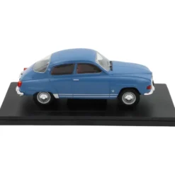 SKADAD VITRIN - Saab 96 V4 - Blå - 1:24