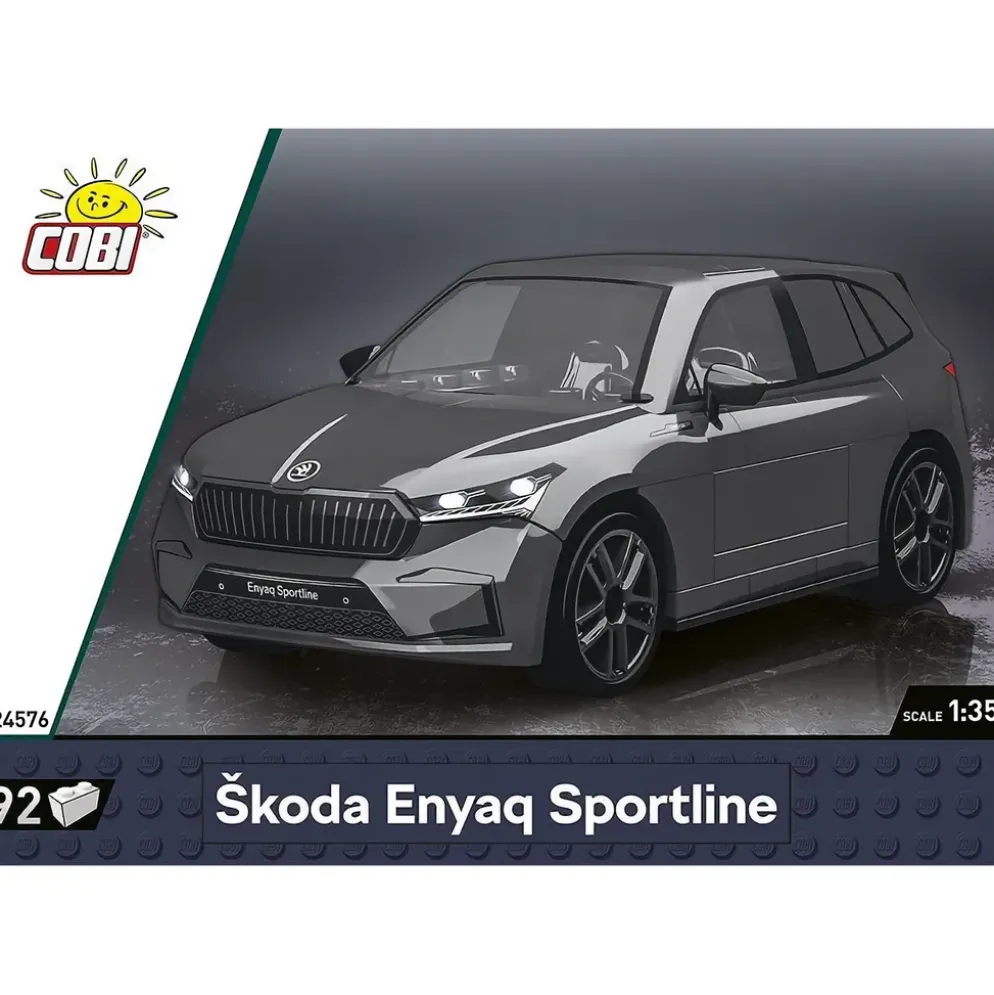Skoda Enyaq Sportline - Grå - Klossbyggmodell - 24576 - COBI - 1:35