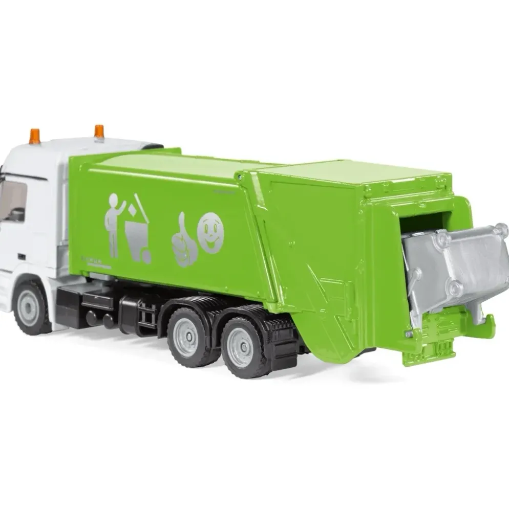 Sopbil - Mercedes-Benz Actros - Grön - 2938 - Siku - 20 cm