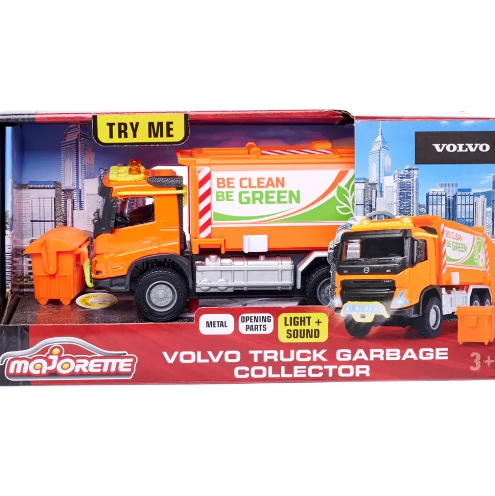 Sopbil Volvo Truck Garbage Collector Majorette Grand Series