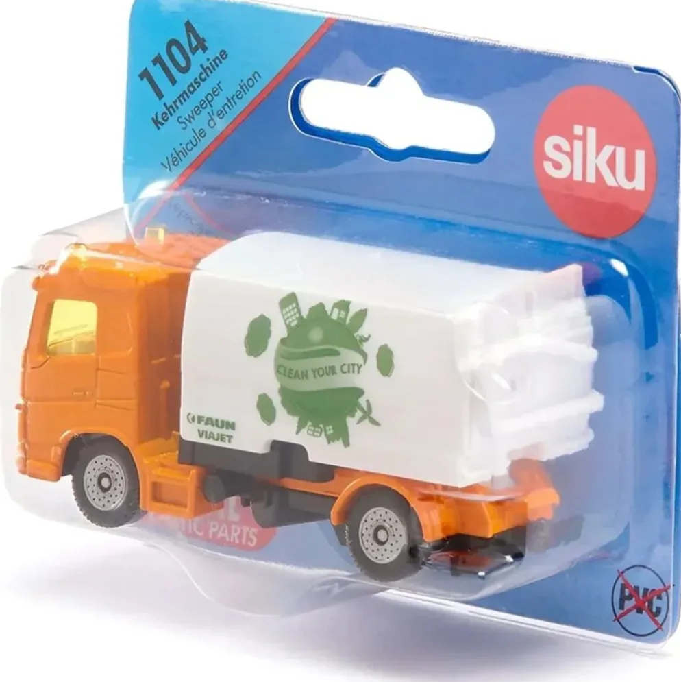 Sopmaskin - Gul - 1104 - Siku - 8 cm