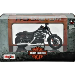 2014 Sportster Iron 883 - Harley - Svart - Maisto - 1:18