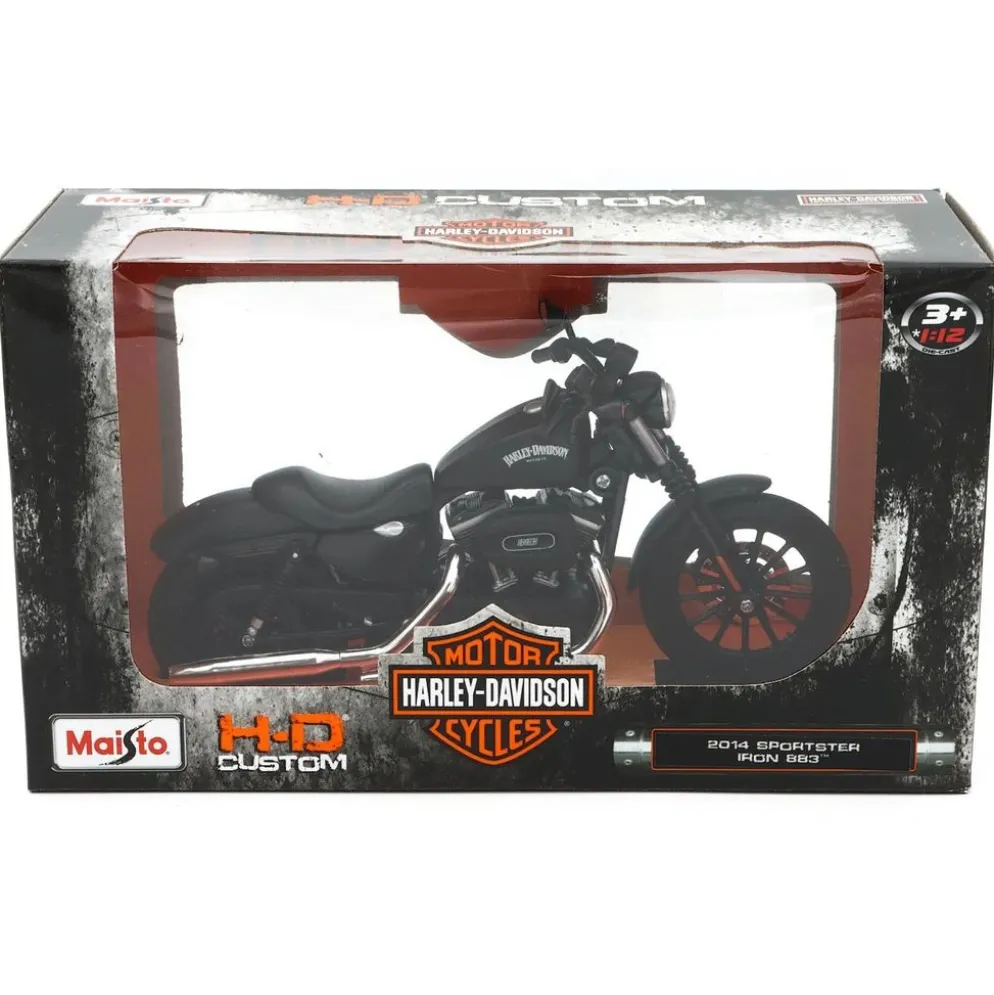 2014 Sportster Iron 883 - Harley - Svart - Maisto - 1:12