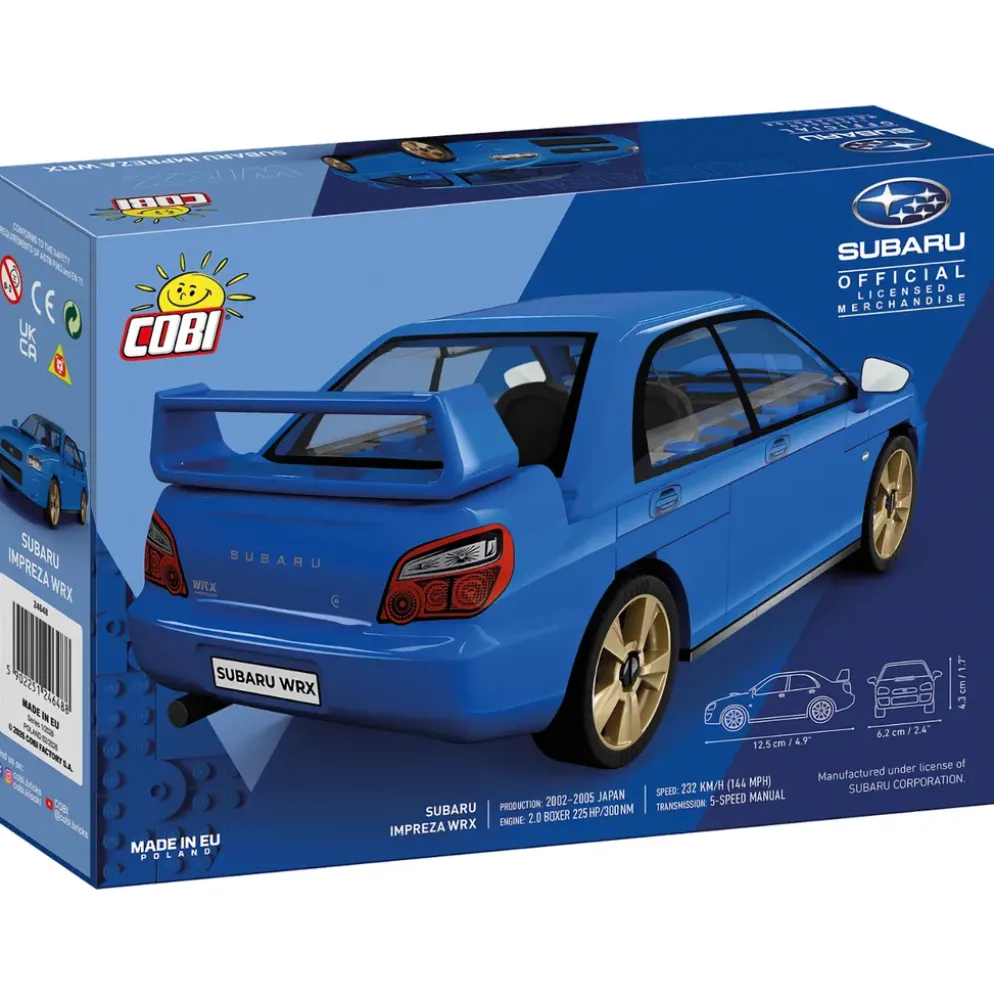 Subaru Impreza WRX - Blå - Klossbyggmodell - 24648 - COBI - 1:35