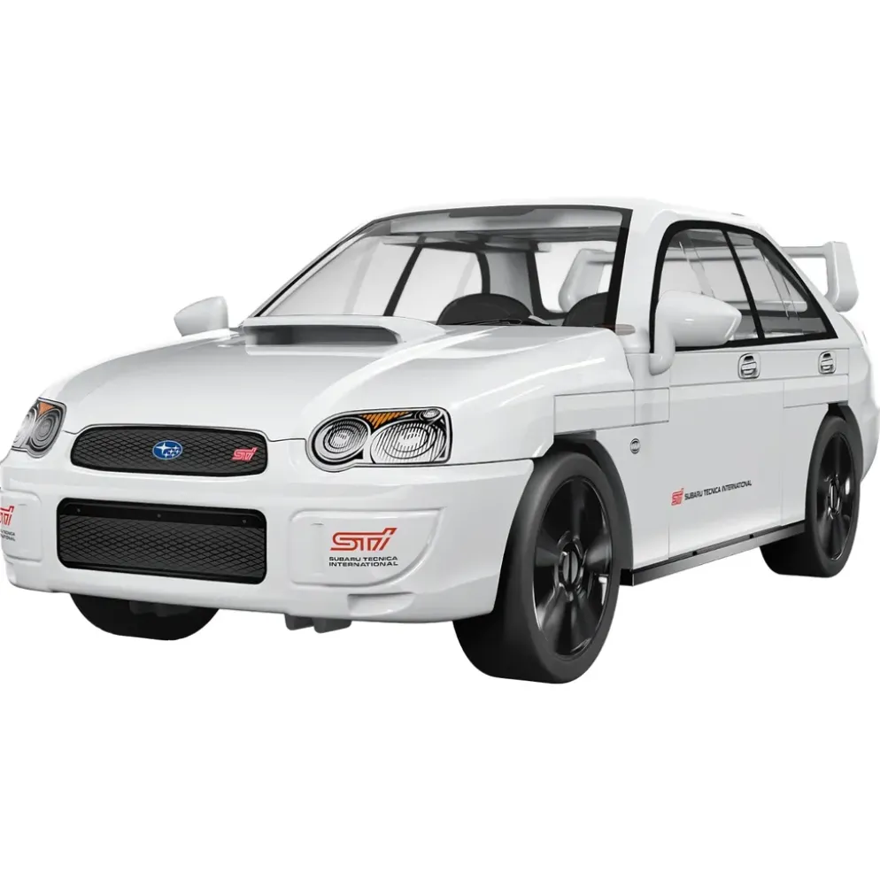 Subaru Impreza WRX STI - Vit - Klossbyggmodell - 24649 - COBI - 1:35