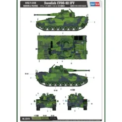 Swedish CV90-40 IFV - Stridsfordon 90 - 82474 - Hobby Boss - 1:35