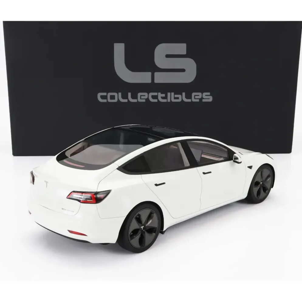 Tesla Model 3 - 2021 - Vit - LS Collectibles - 1:18