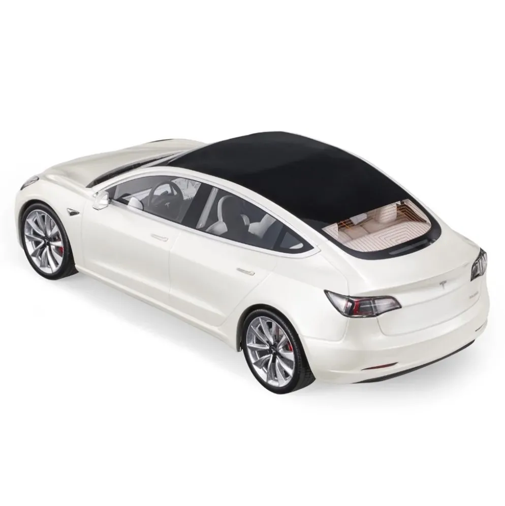 Tesla Model 3 - Vit - LS Collectibles - 1:18