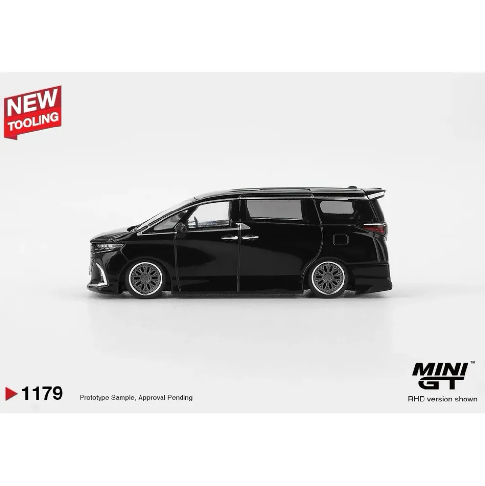 Toyota Alphard 40 KUHL - Svart - 1179 - Mini GT - 1:64