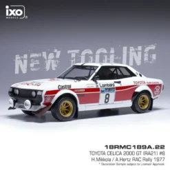 Toyota Celica 2000 GT - Mikkola / Hertz - 1977 - Ixo - 1:18
