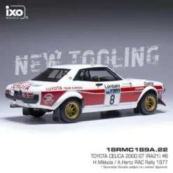 Toyota Celica 2000 GT - Mikkola / Hertz - 1977 - Ixo - 1:18