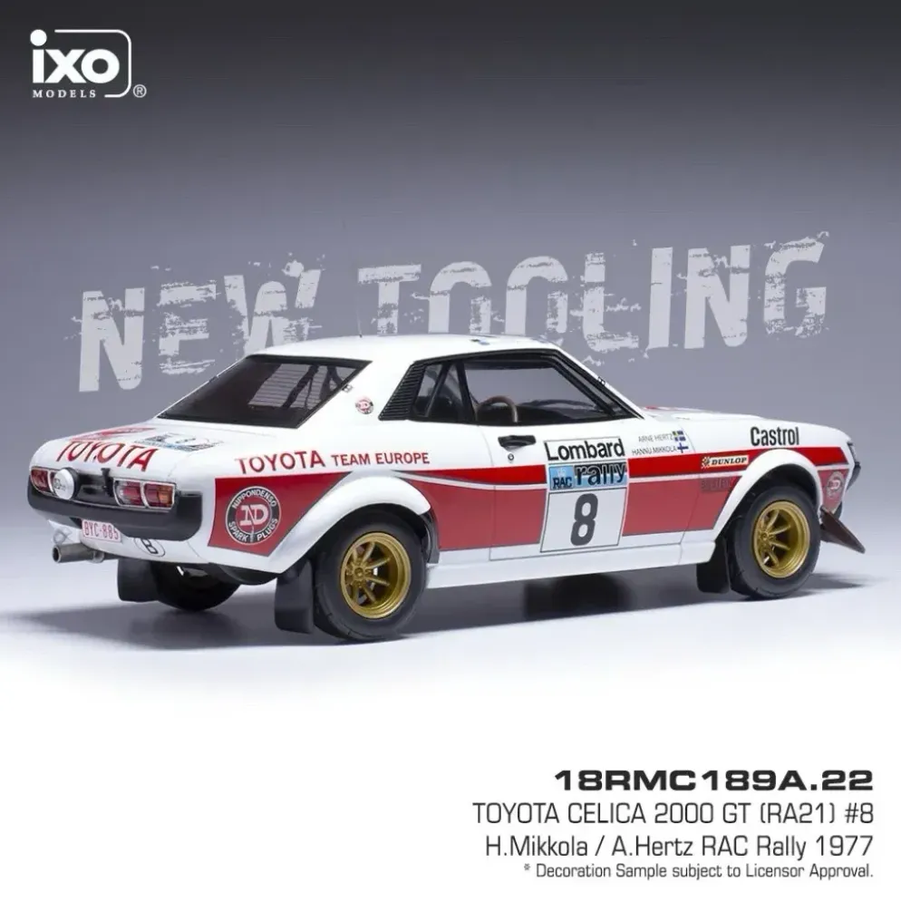 Toyota Celica 2000 GT - Mikkola / Hertz - 1977 - Ixo - 1:18