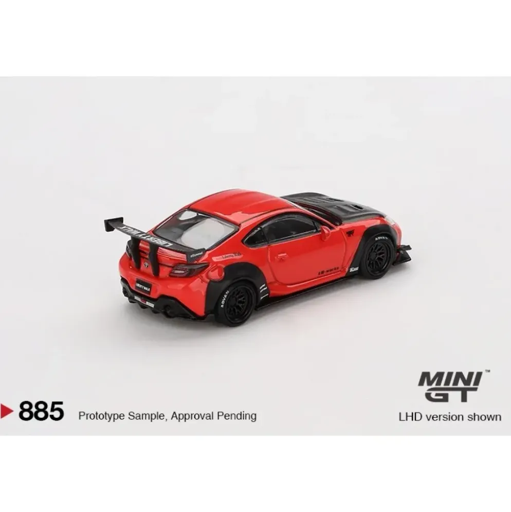 Toyota GR86 LB&Nation - Röd - 885 - Mini GT - 1:64