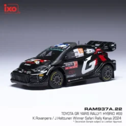 Toyota GR Yaris Rally1 Hybrid - Rovanperä / Halttunen - Kenya 2024 - Ixo - 1:43