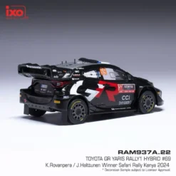 Toyota GR Yaris Rally1 Hybrid - Rovanperä / Halttunen - Kenya 2024 - Ixo - 1:43