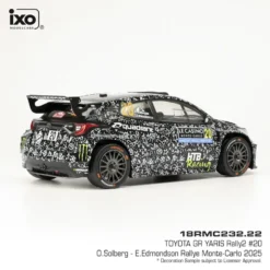 Toyota GR Yaris Rally2 - Oliver Solberg / Elliott Edmondson - Ixo Models - 1:18