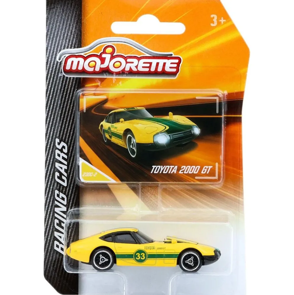 Toyota 2000 GT - Gul - Racing Cars - Majorette
